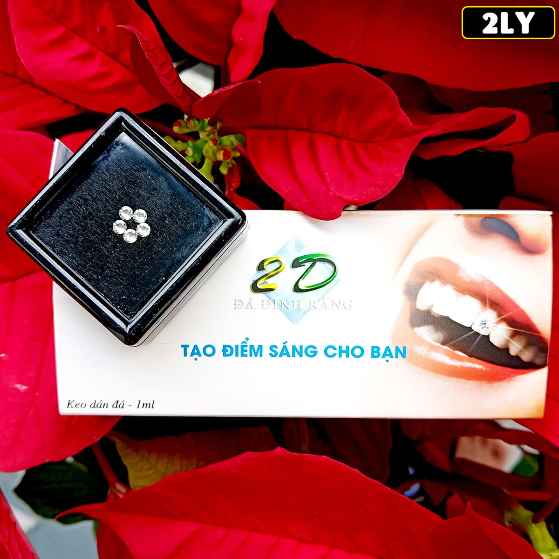 [HCM]Combo 5 viên đá đính răng + keo dán
