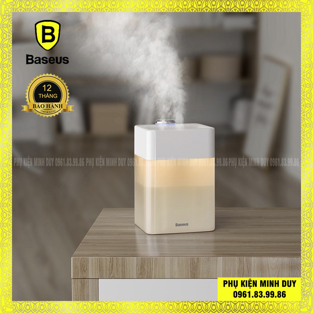 Máy phun sương tạo ẩm Baseus Time Magic Box Double Spray Humidifier (2000mAh, 550ml, sử dụng liên tục tới 8 giờ)