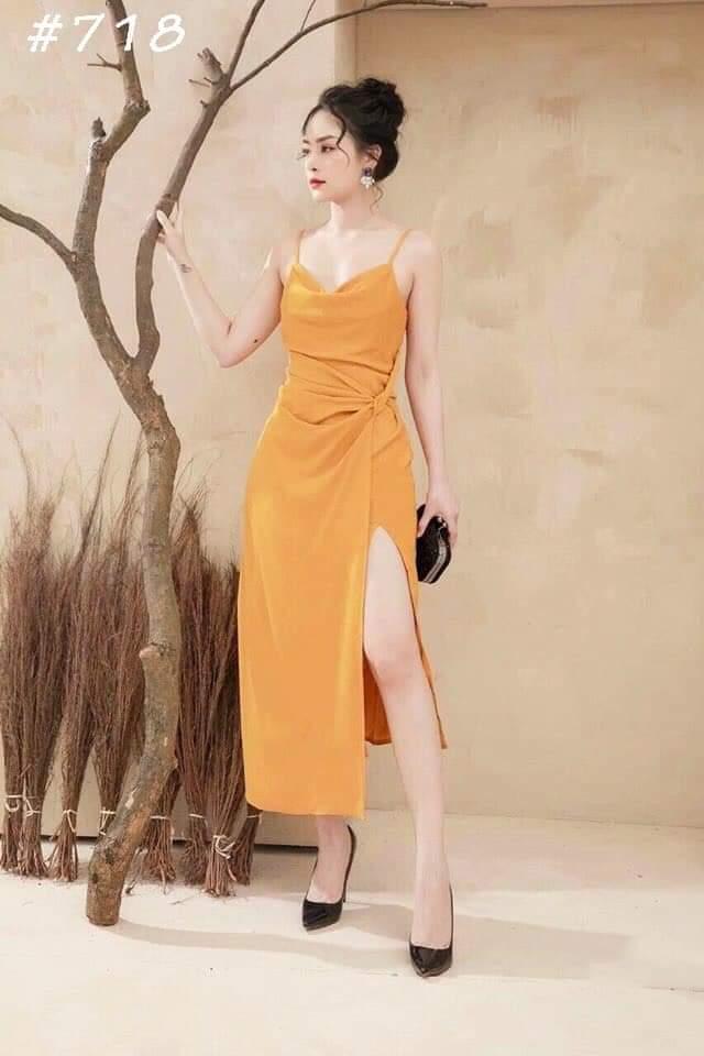 Đầm xoắn eo sang chảnh