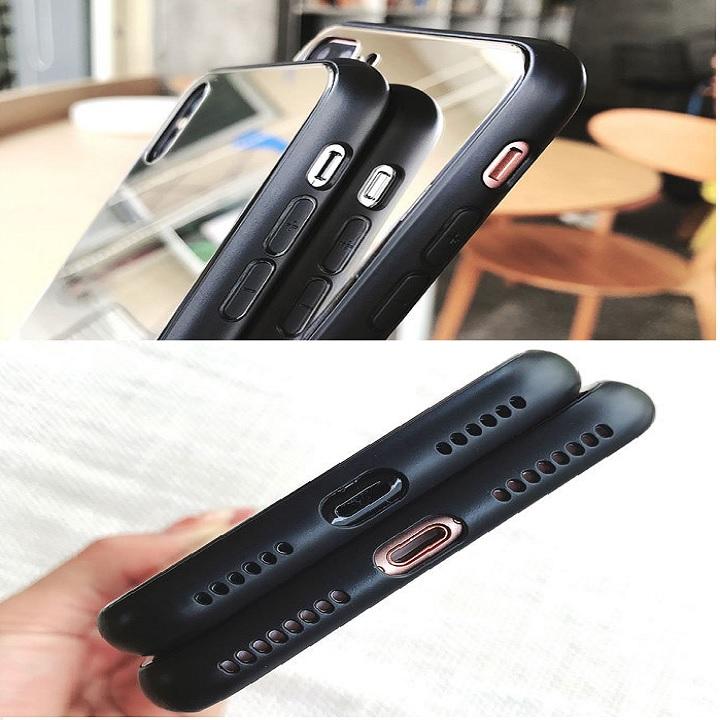 Ốp Lưng Iphone 7Plus/8 Plus, Ốp Gương, Viền TPU Dẻo