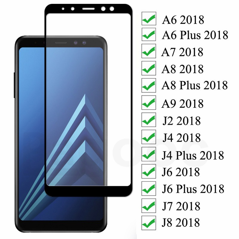 [HCM]Kính cường lực bảo vệ màn hình toàn diện cho Samsung J2 J3 J4 J5 J6 J7 J8 Core Duo Max Plus Pro Prime 2018 2017 2020