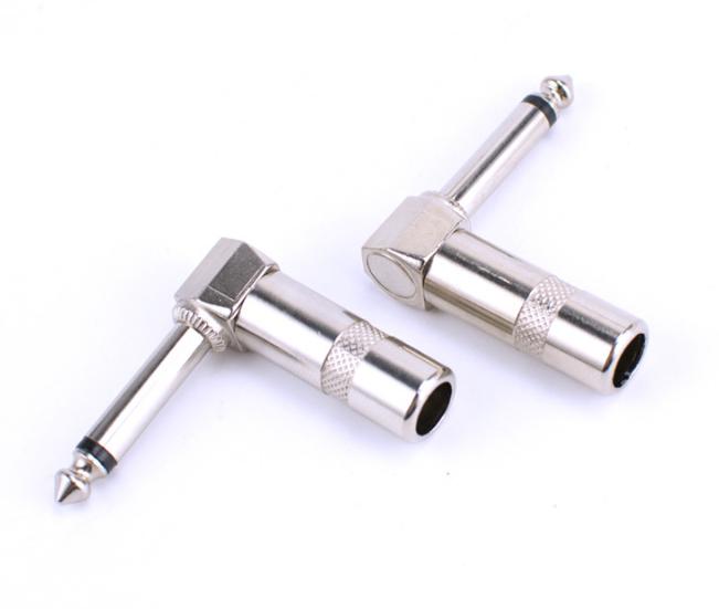 ĐẦU HÀN CÁP AUDIO 6.5MM BẺ GÓC (1 CHIẾC)