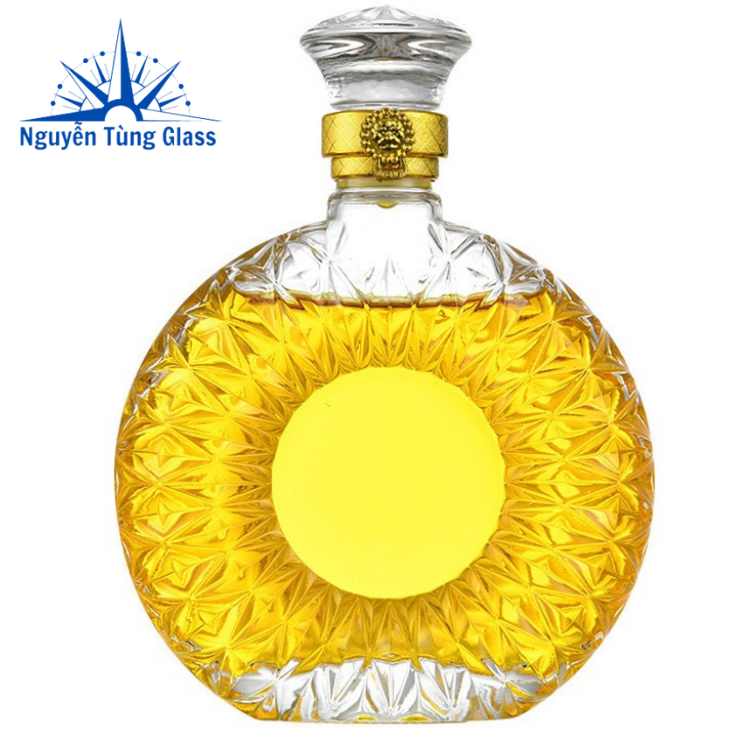 Chai đựng rưou thủy tinh XO 500ml CÓ TEM