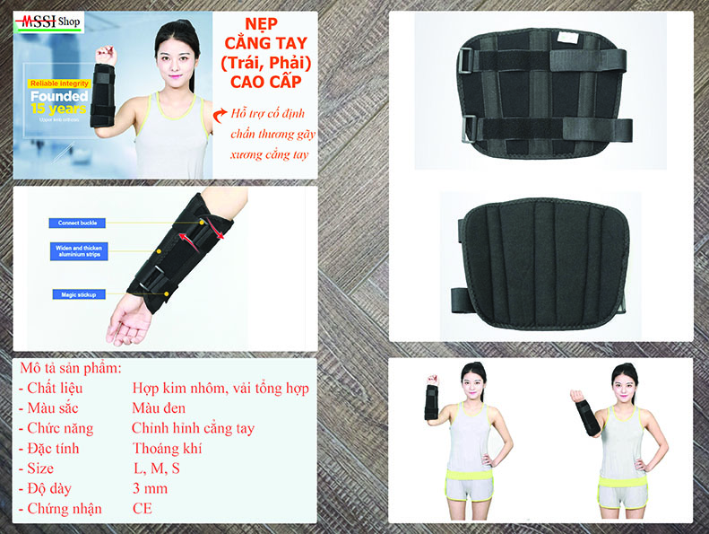 Đai nẹp cẳng tay (Trái, Phải) Cao Cấp