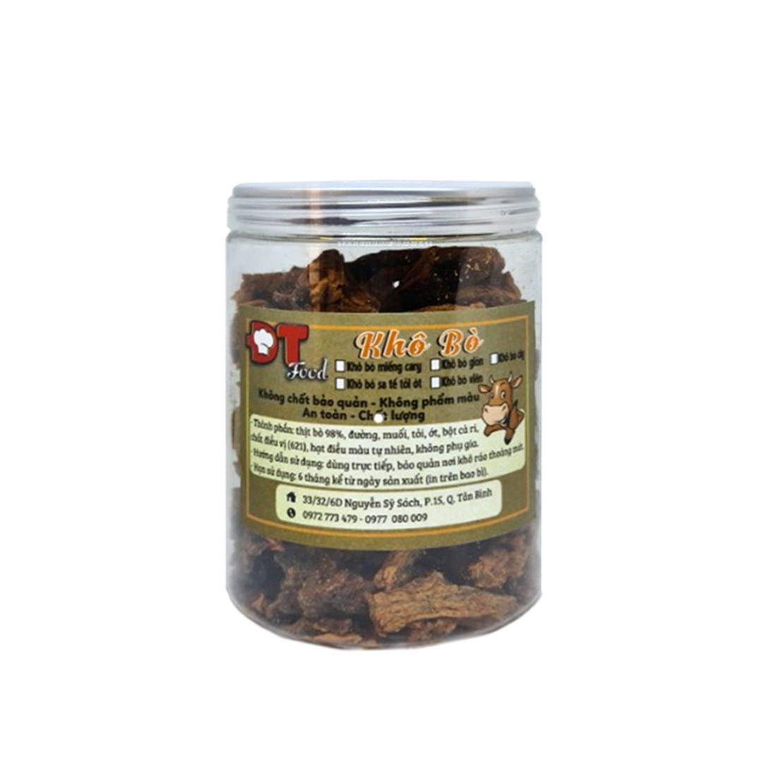Khô Bò Giòn DTFood 250g