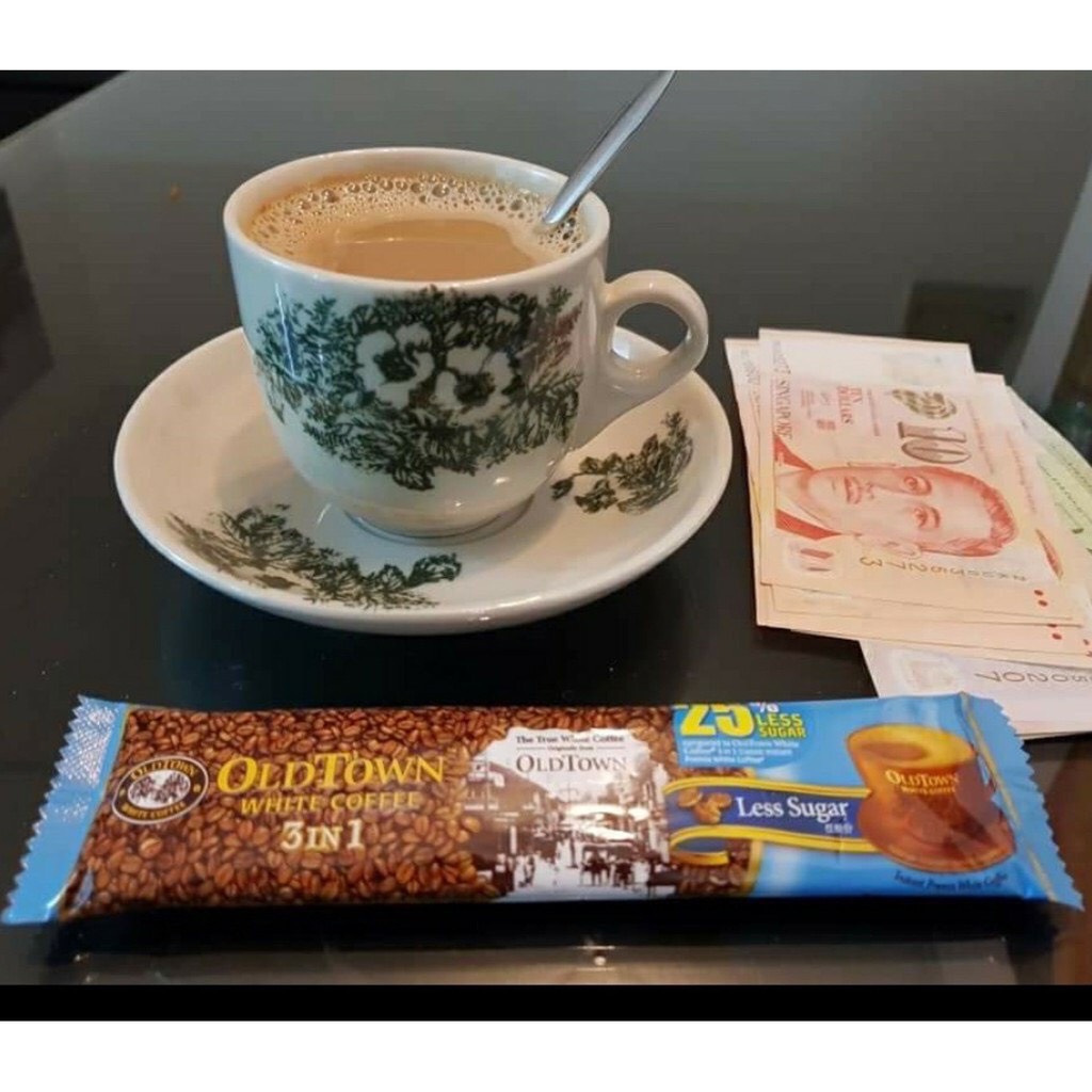 [BAO BÌ MỚI] Cà Phê Trắng Hòa Tan 3in1 Oldtown Less Sugar - Ít Đường