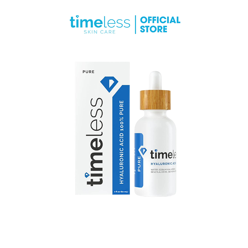 Tinh Chất Dưỡng Ẩm & Cấp Nước Timeless Hyaluronic Acid Pure Serum (60ml)