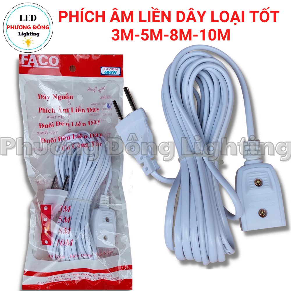 PHÍCH ÂM LIỀN DÂY 3m / 5m / 8m / 10m