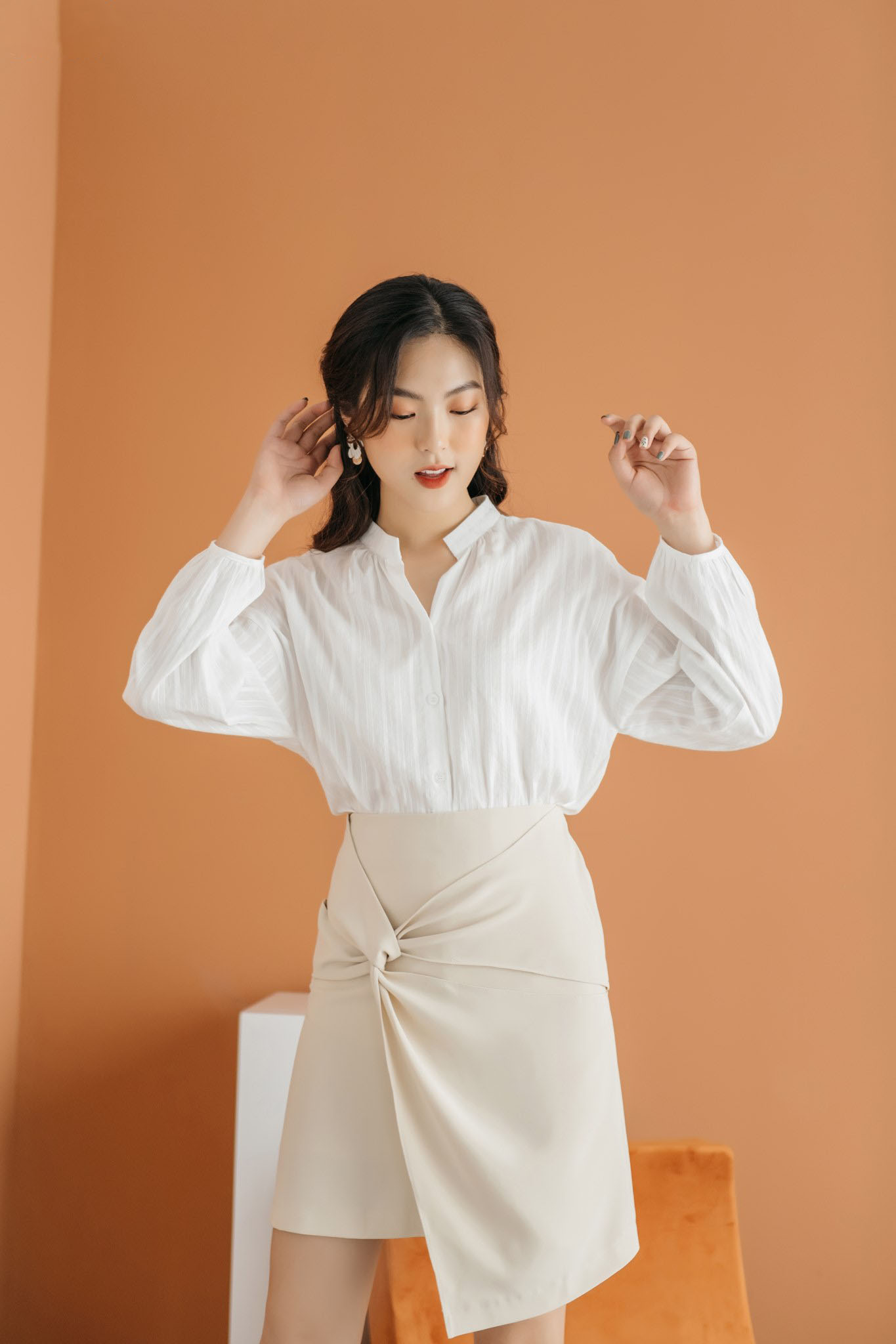 Váy Bầu Công Sở Dáng Suông, Hàng Thiết Kế Thêu Hoa, Vải Thô Boil Cao Cấp.  Màu Trắng Sang Chảnh | Shopee Việt Nam