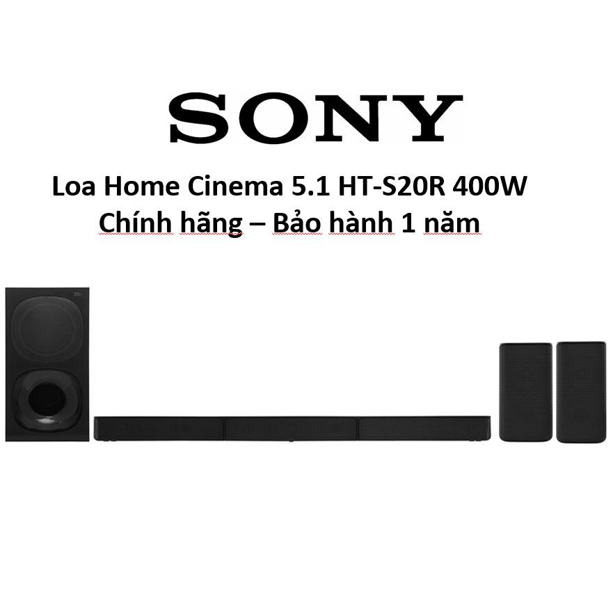Dàn âm thanh Soundbar Sony 5.1 HT-S20R (400W)