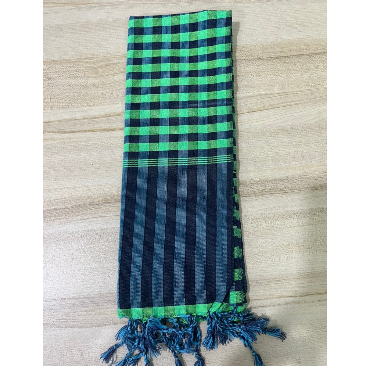 Khăn Rằn Cao Cấp Chất Liệu Cotton Dày Dặn, Vải Mềm