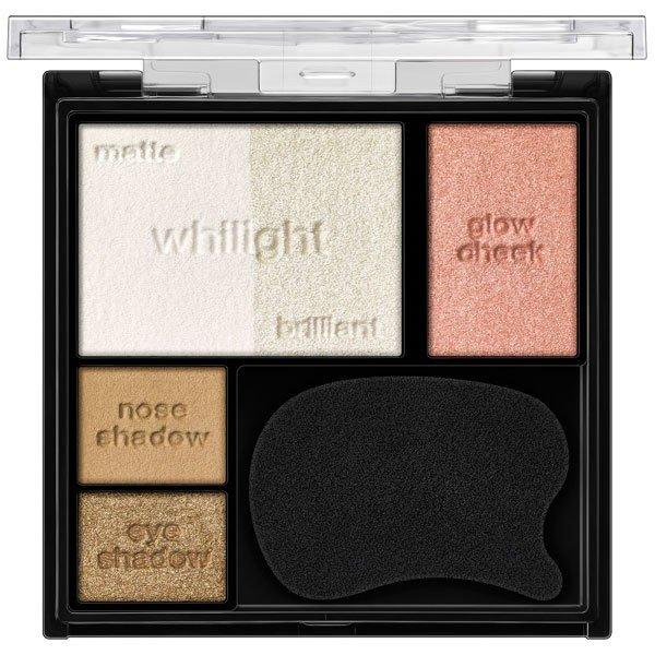 Bảng phấn Mắt + Má + Highlight KATE White Shaping Palette 6.2g  (Japan)