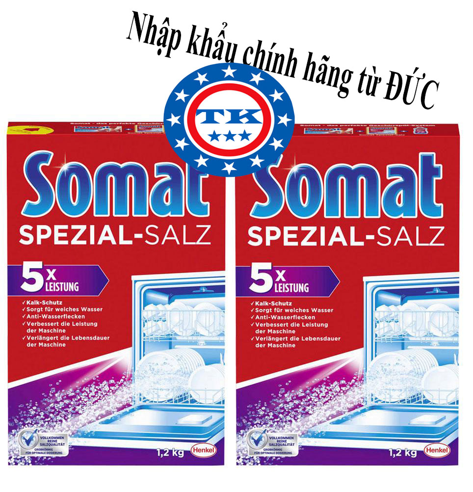 (HCM)Combo 2 Chai Nước Rửa Ly - Bát Làm Bóng Somat 750ml - Đức