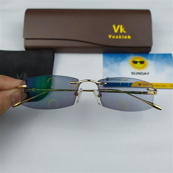 Kính đa tròng đổi màu gọng titan V275