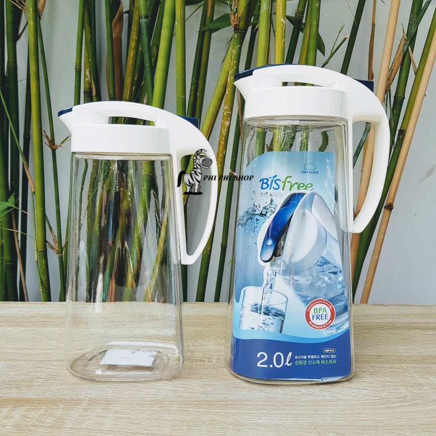 [HCM]Bình đựng nước nhựa Tritan Lock&Lock Bisfree One Touch 16L/2L
