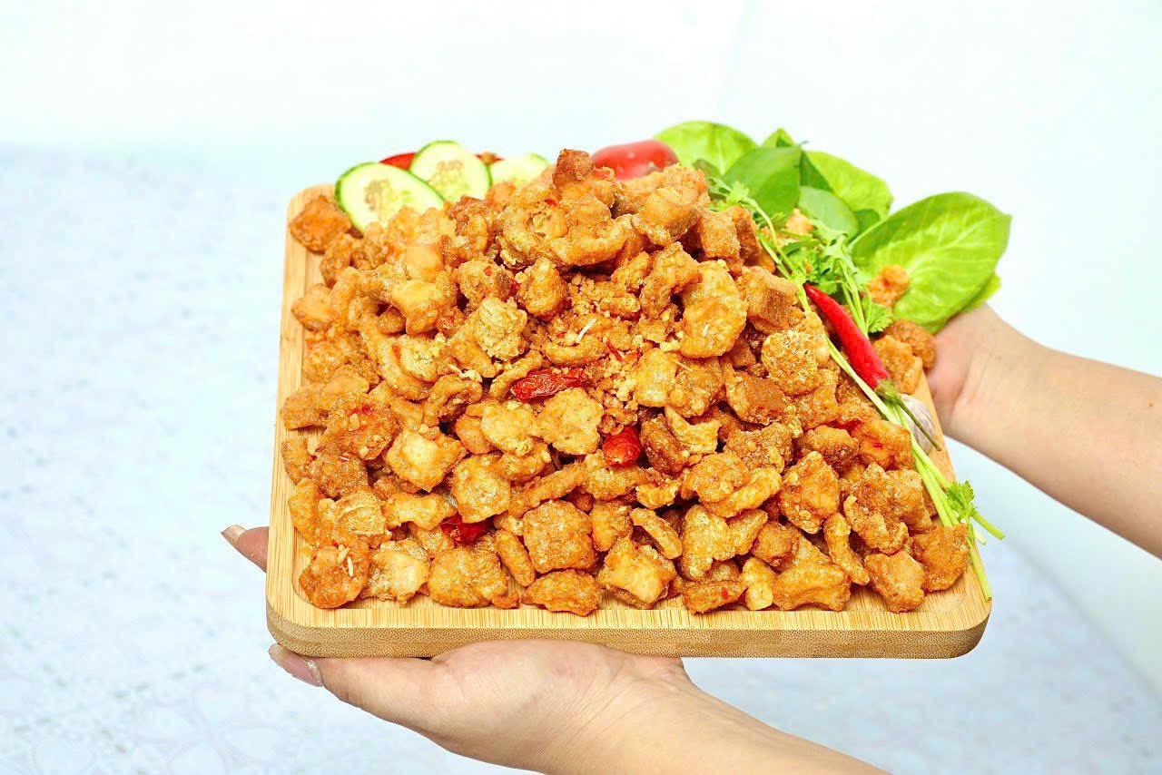 Tóp Mỡ Chiên Mắm Hành Loại Ngon - TỐP MỠ