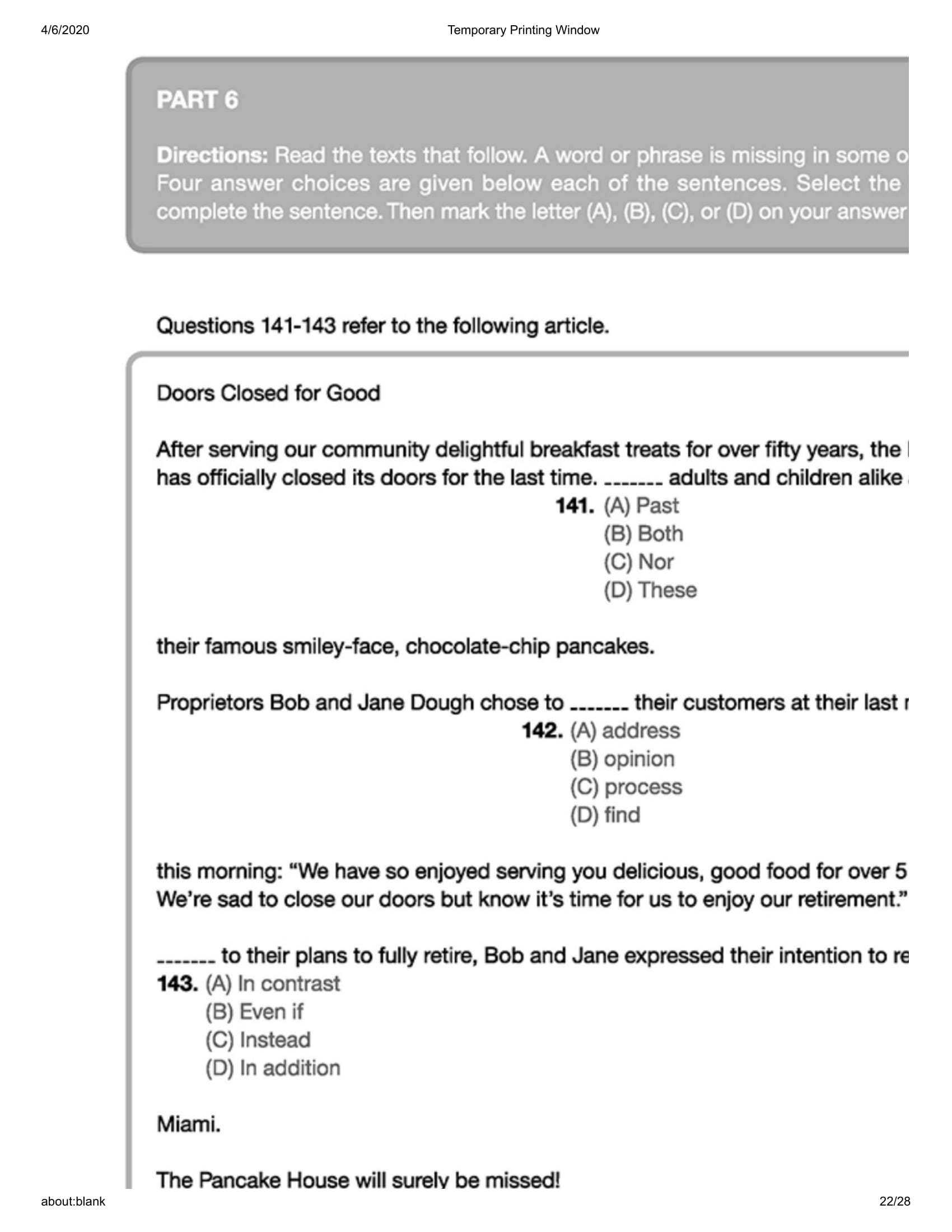 Fahasa - Comprehensive Toeic Training 1000 Practice Test Items (Vol 3) - Kèm CD