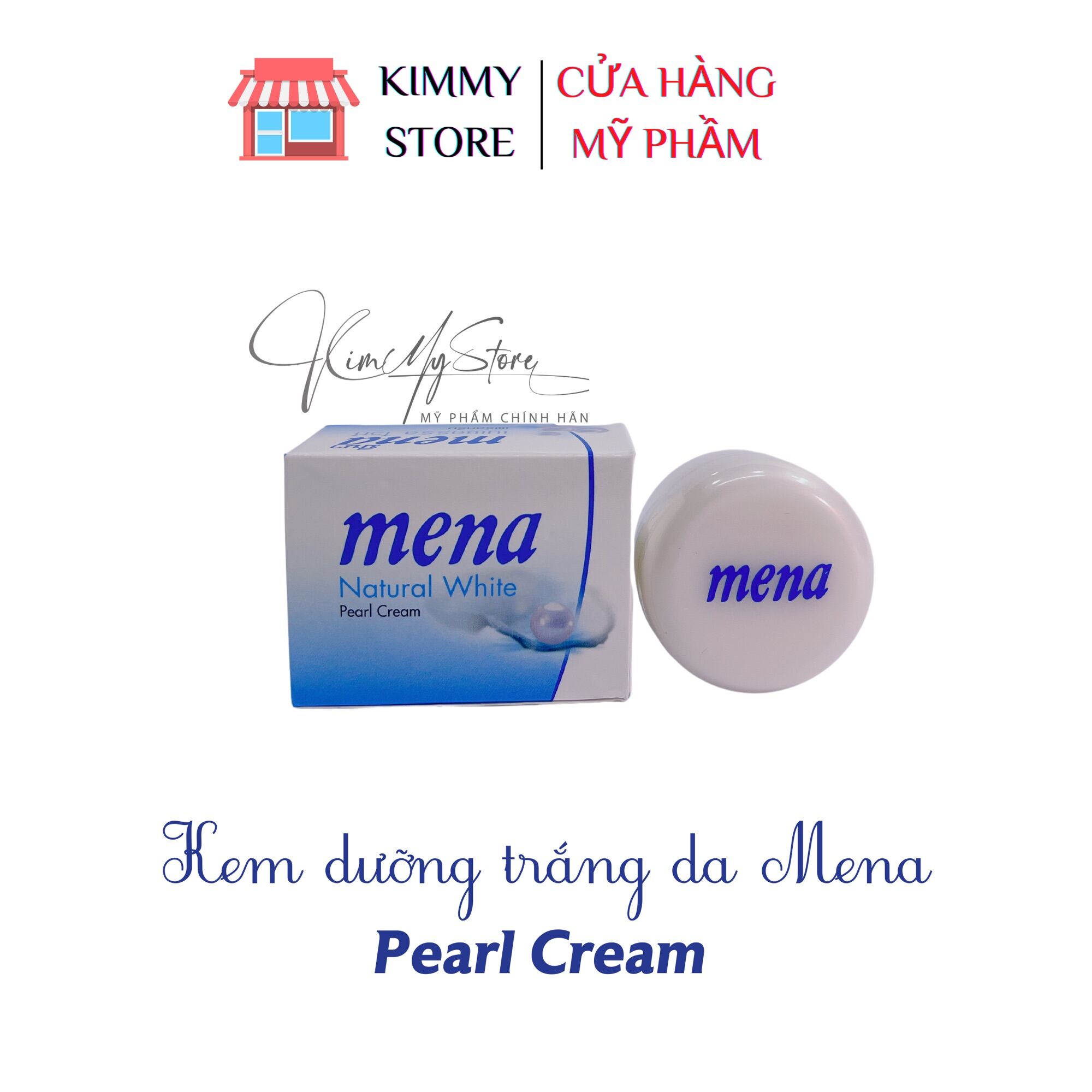 kem trắng da Mena xanh thái lan