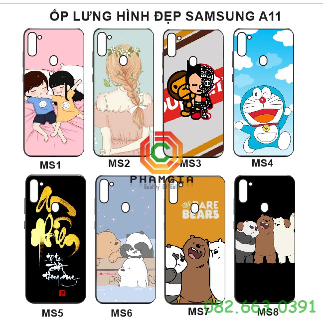 Ốp lưng samsung a11 in hình đẹp (P2)