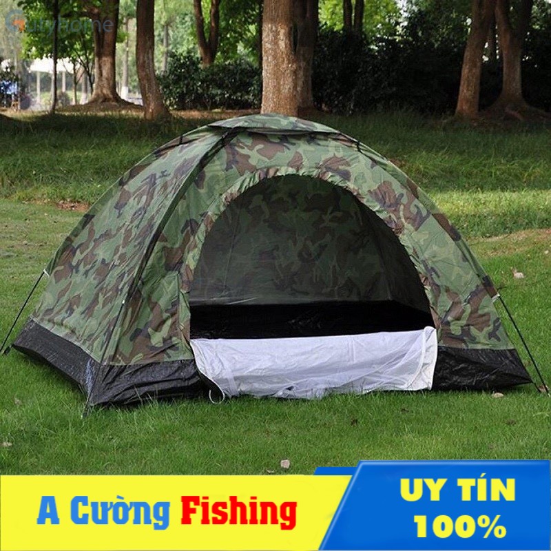 [ CAO CẤP ] Lều phượt cắm trại vải dù rằn ri , lều du lịch picnic gia đình , chống muỗi , chống nước cho 2-3 người, 3-4 người