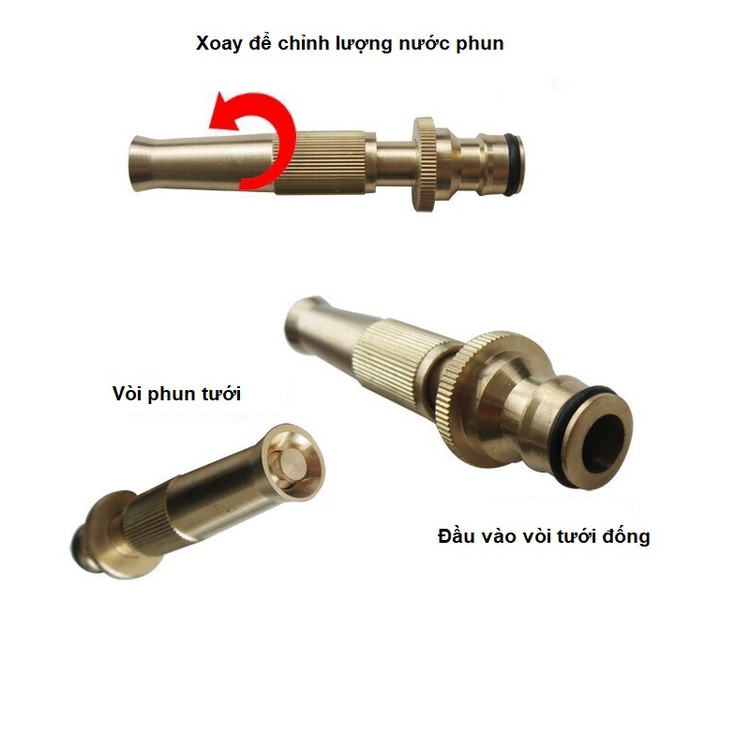 Vòi xịt nước tưới cây, rửa xe