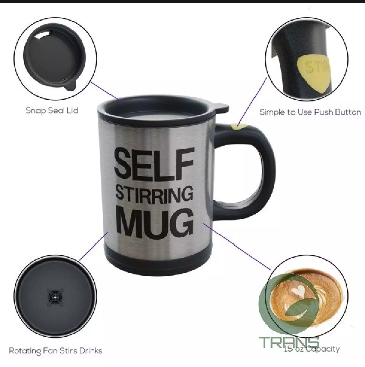 Cốc tự khuấy thông minh Self Stirring Mug