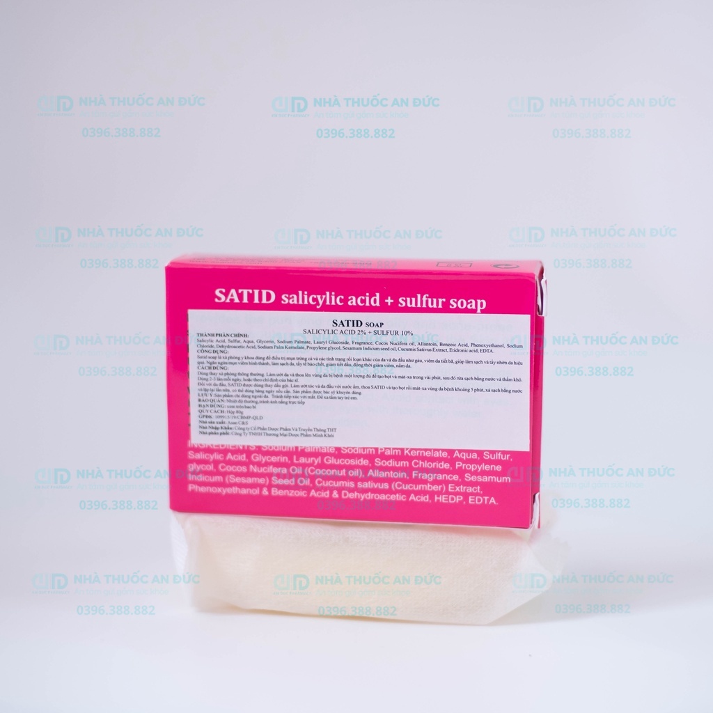 Satid Soap – Xà Bông Satid Sát Khuẩn Làm Sạch Da