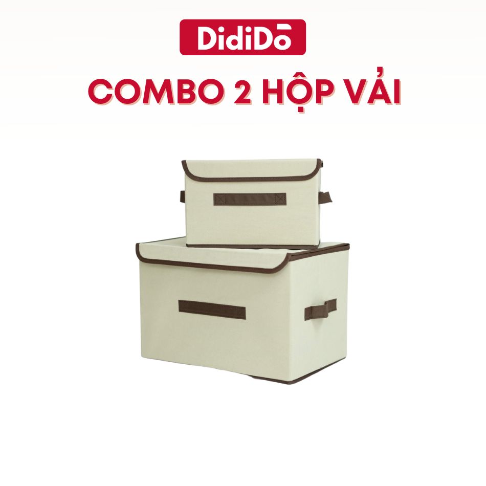 Combo 2 hộp đựng đồ DidiDo Cải Tiến (Tặng Giấy Thơm Bounce)