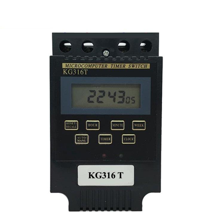 Công tắc giờ bật tắt thiết bị điện công suất lớn 25A 16 chương trình KG316T Smart Power - Nhập khẩu , timer hen gio, o cam hen gio, o cam dien da nang, cong tac dien thong minh, role hen gio,