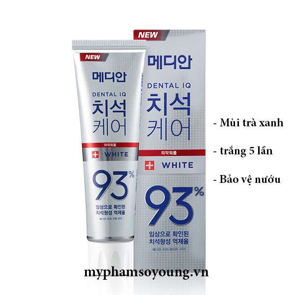 Kem đánh răng Median 93% Toothpaste Hàn Quốc 120gr