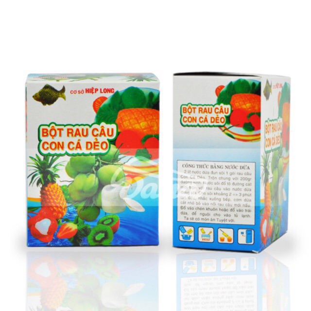 Bột rau câu con cá dẻo gói (10g)