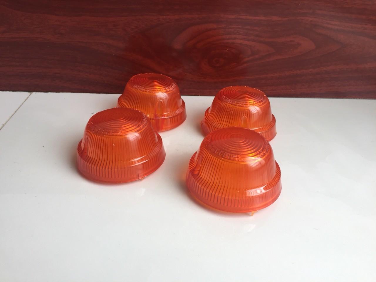 bộ 4 chụp xi nhan cub cánh én 2 tầng (không có đế và tai đèn)