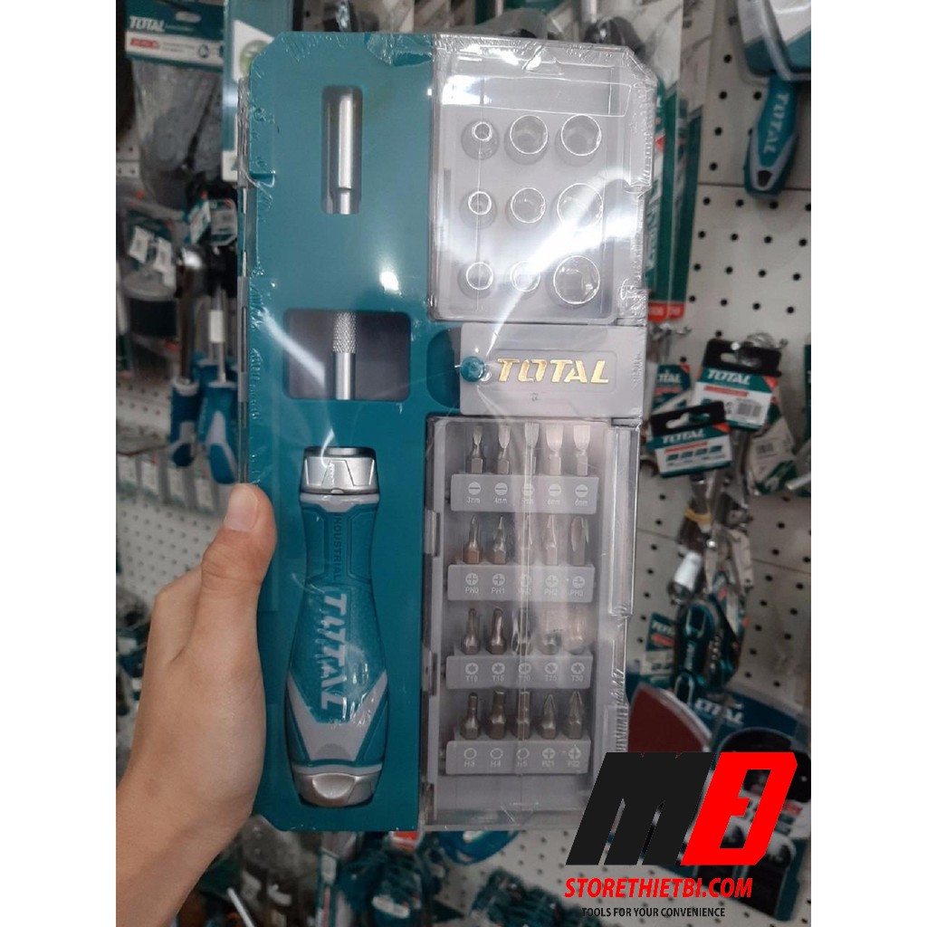 [HCM]Bộ mũi vít 33 chi tiết Total TACSD30336