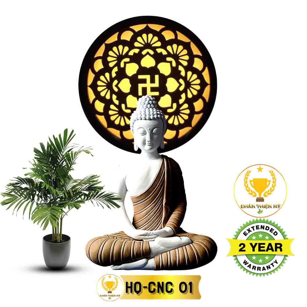 Đèn thờ hào quang CNC giá gốc tận xưởng tặng đinh treo tranh