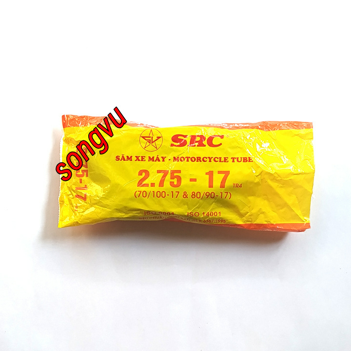 Yellow rubber starry motorcycle inner tube