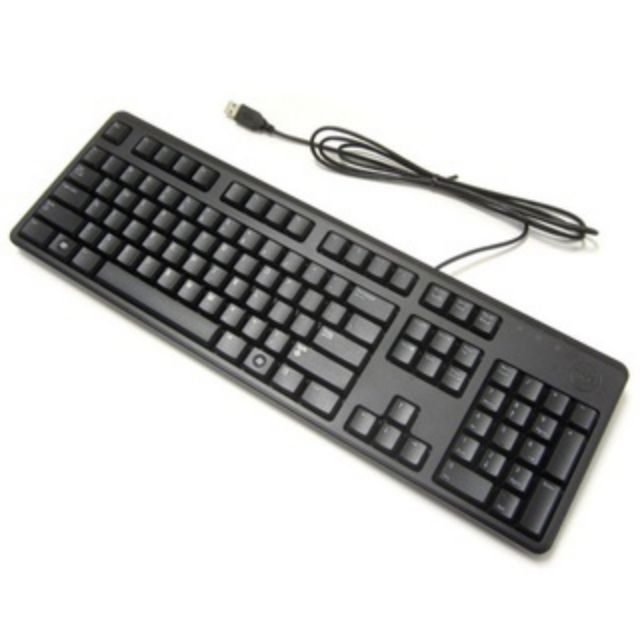 Bàn phím có dây Dell KB212-b cao cấp mỏng nhẹ, cổng USB