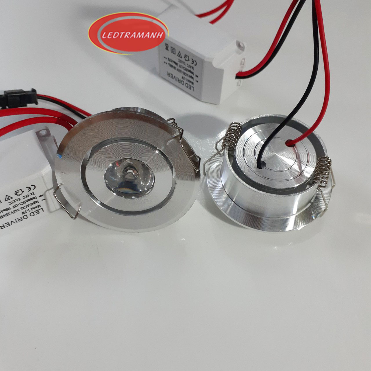Đèn led âm trần mắt ếch 1w khoét lỗ 45mm
