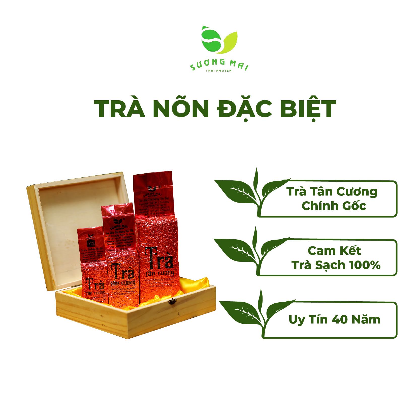 Trà Nõn Tôm Đặc Biệt Tân Cương Chè Thái Nguyên Thượng Hạng Sương Mai