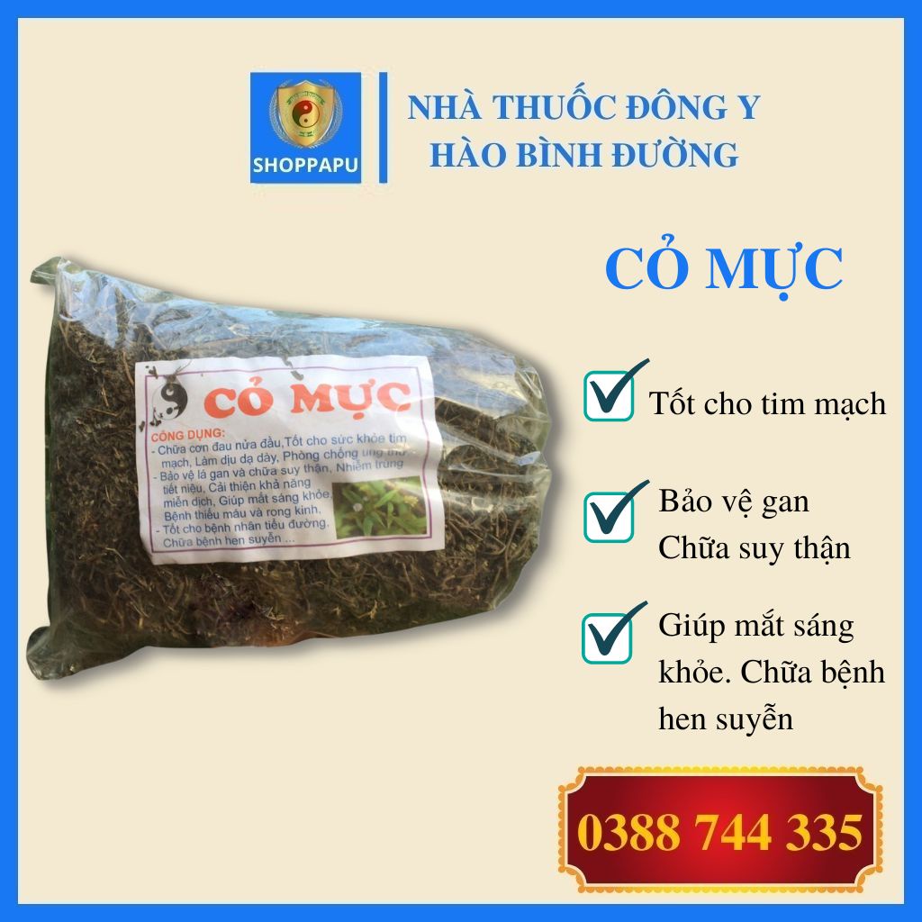 ✅ cây cỏ mực nhọ nồi khô sạch 1kg