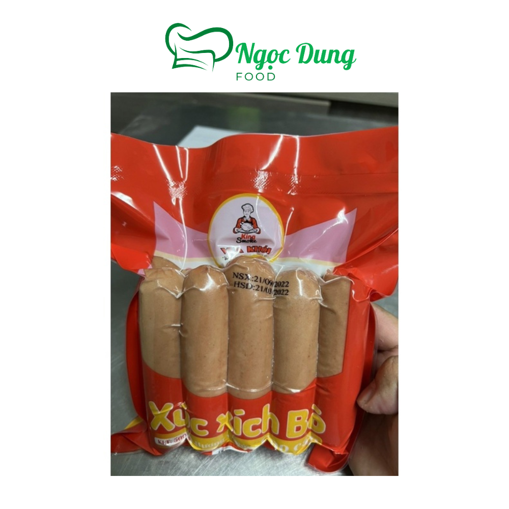 Xúc xích bò 500gr (giao tphcm)