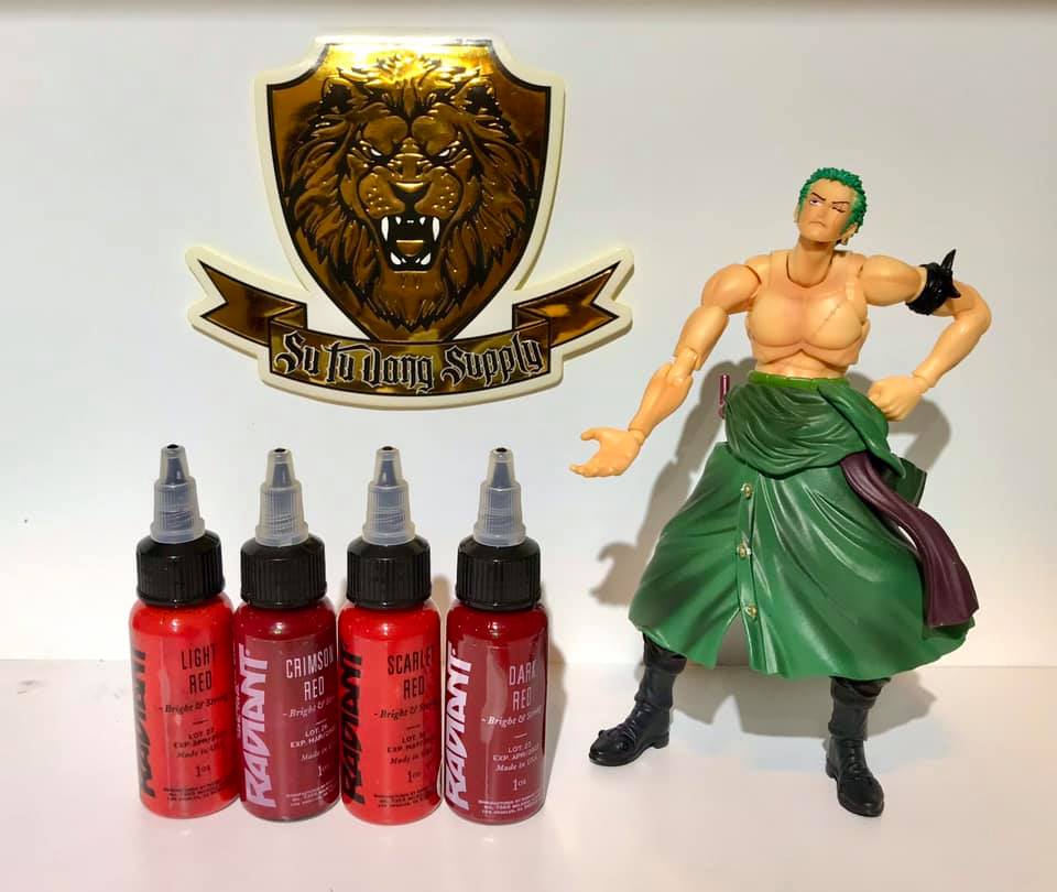 Mực xăm Radiant Red màu đỏ