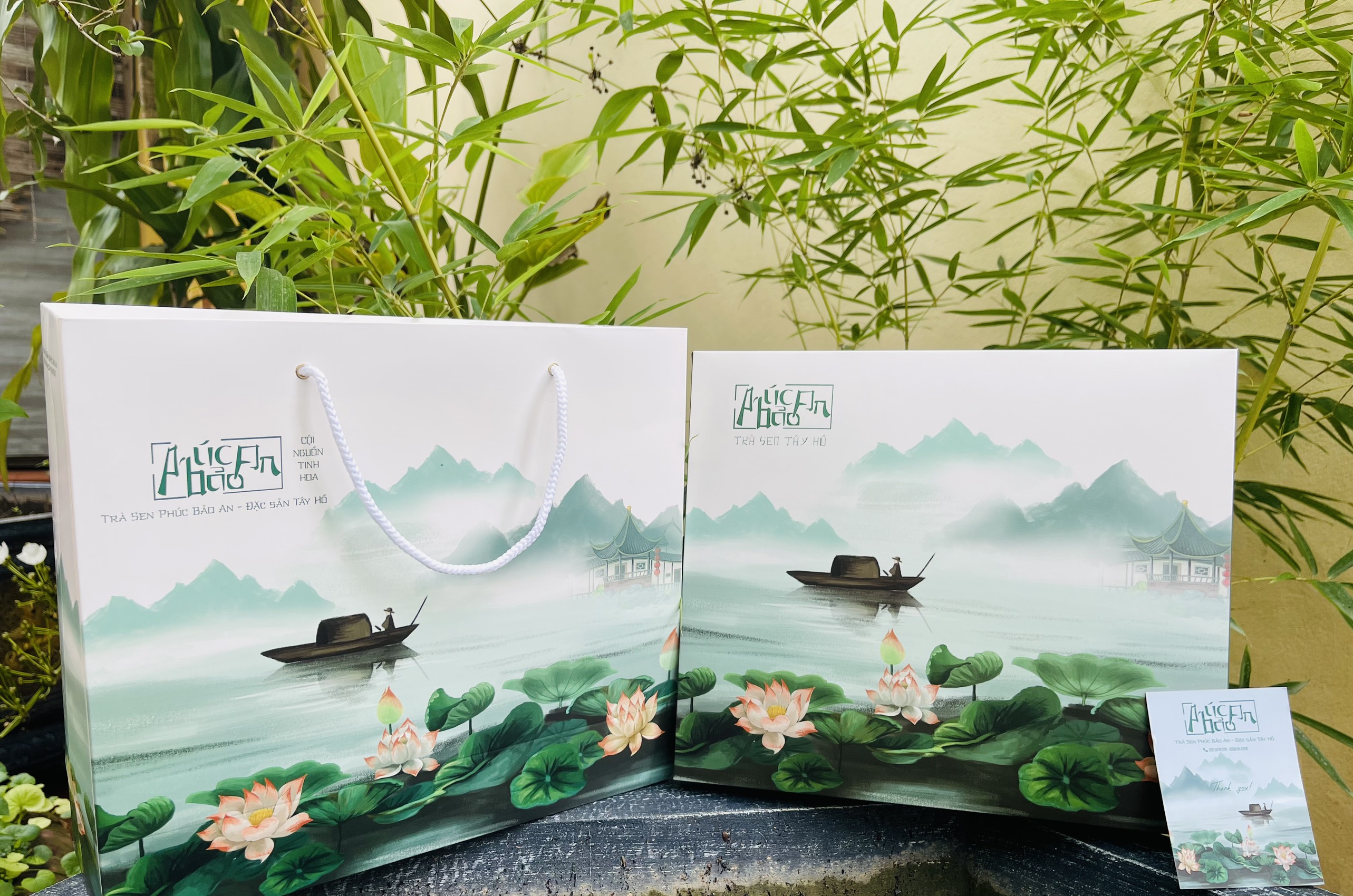 Trà Sen Tây Hồ - Phúc Bảo An -  Sấy Thăng Hoa