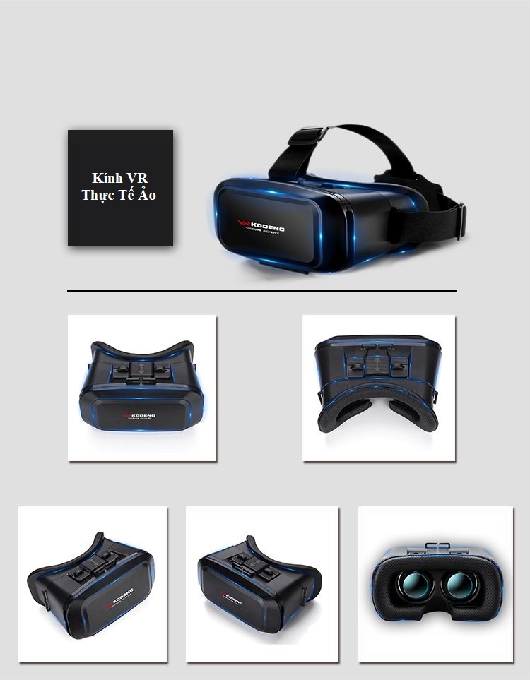 Kính VR Thực Tế Ảo, 3D, Thấu kính hiển thị 4K