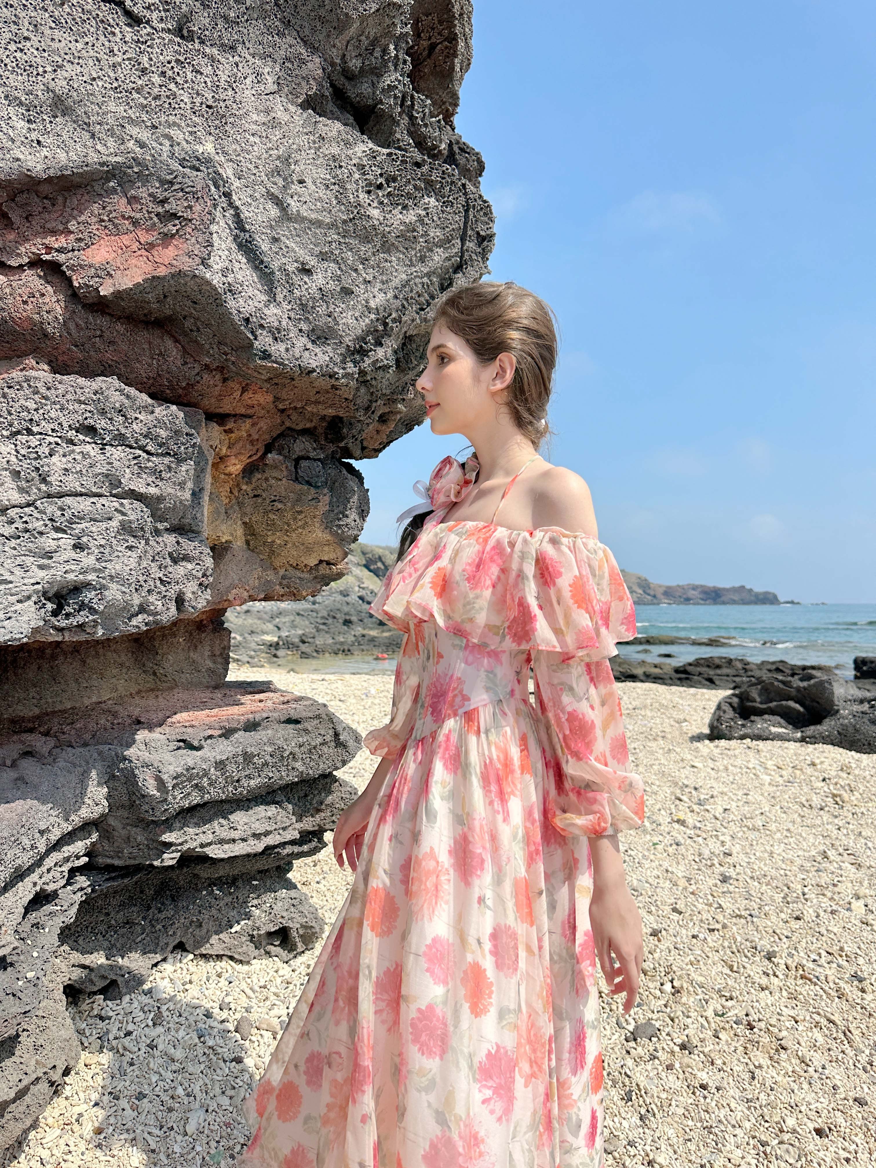 SÒ VINTAGE - SURI đầm hoa trễ vai