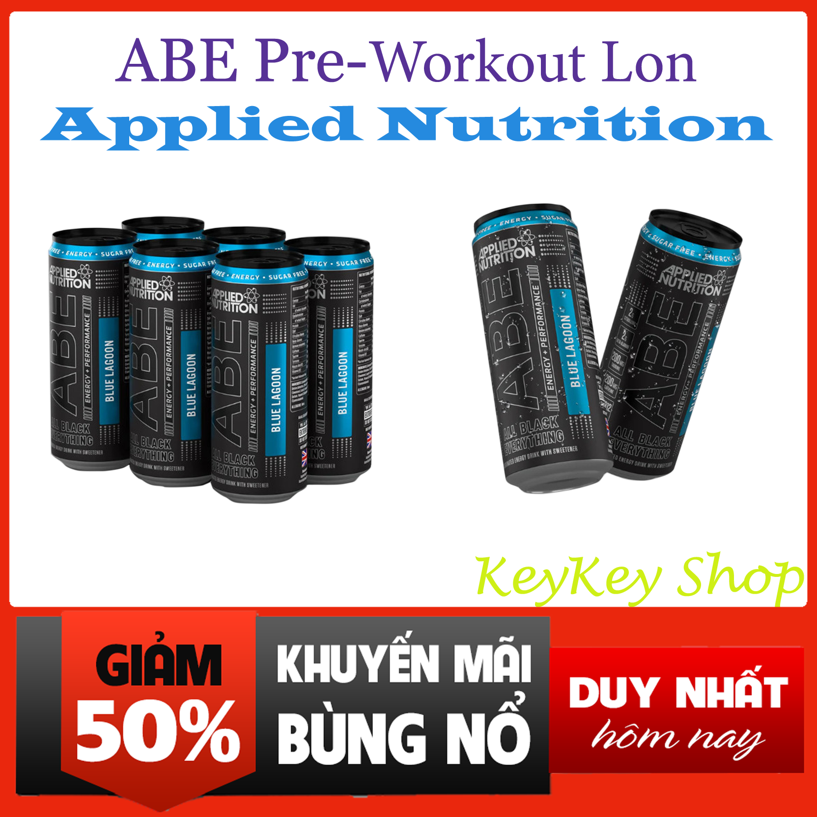 Lon Abe Pre Workout Applied Nutrition 330ml