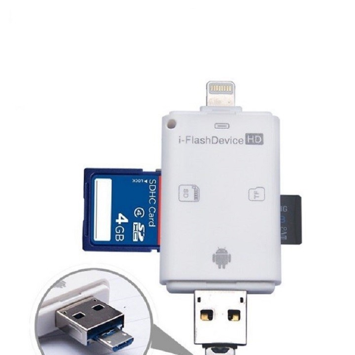 I-Flash Multi-Function Memory Card Reader