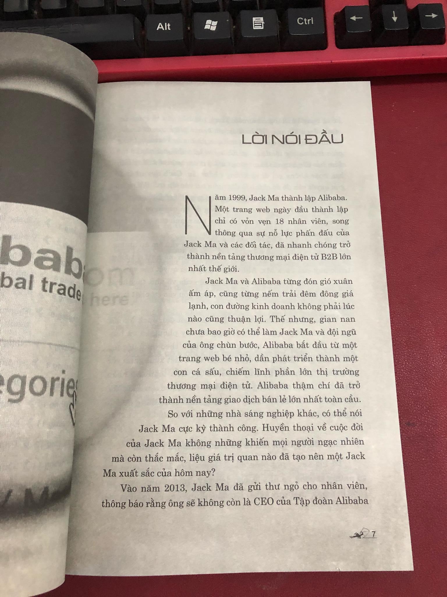 SÁCH - Hành Trình Lập Nghiệp Jack Ma