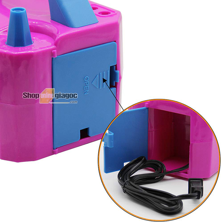 Máy Bơm Bong Bóng Bằng Điện 2 Vòi VDBB03