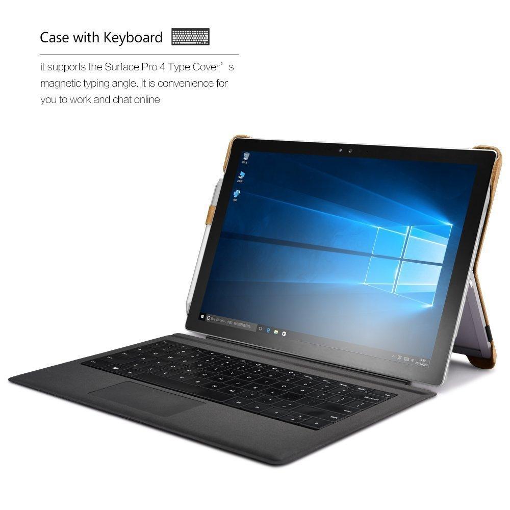 Ốp lưng da thật Icarer Surface Pro 4,5,6 và Surface Pro 7