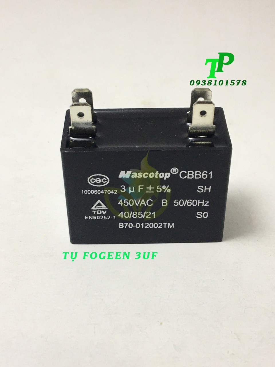 Tụ 3UF Mascotop CBB61